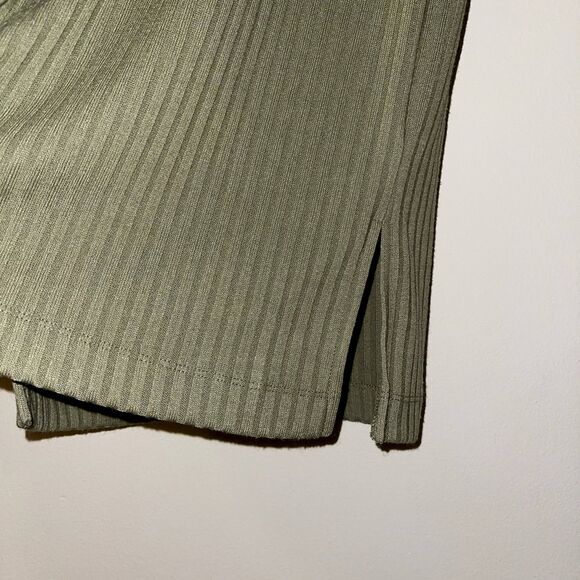 Nine West | Sage Rib Crewneck Sleeveless Midi Dress | Medium - Picture 4 of 8